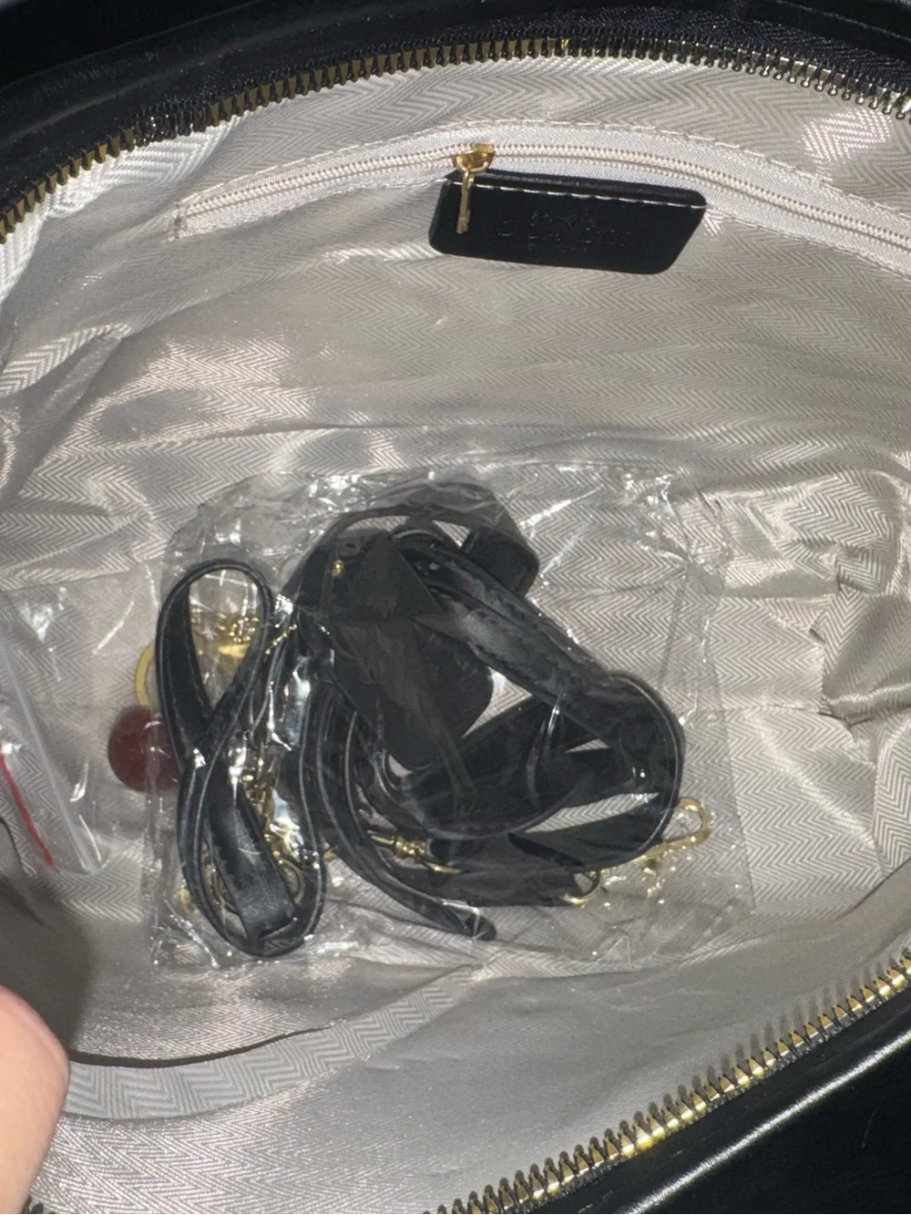 Coach black signature
